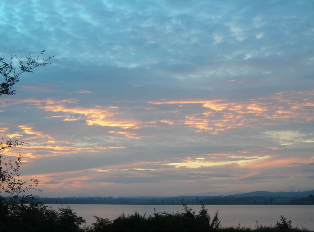 The Kabini River at sunrise